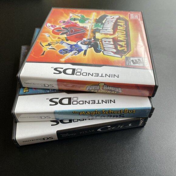 3x Nintendo DS Games Cars Power Rangers Magic School Bus Oceans - Picture 4 of 5